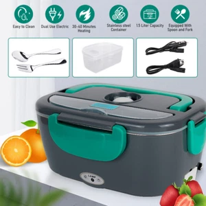 Electric Heating Lunch Box Food Heater Warming Bento Portable Lunch Container US - Picture 1 of 14