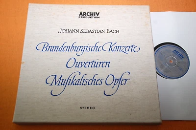 Karl Richter, Baumgartner Bach Instrumental Works DGG Ed1 SKL 122-126, 12/63 NM - Bild 1 von 4