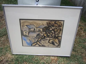 Rare Vern Swansen Watercolor Signed Strong, Simple , Succinct Nor Cal & Pasadena - Picture 1 of 8