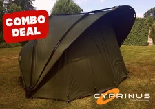 Cyprinus Cyprimax Carp Fishing 2 Man Bivvy & Overwrap 2nd Skin Deal RRP £780