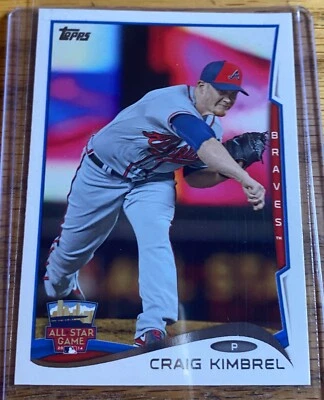 2014 Topps Update Craig Kimbrel #US-259 Atlanta Braves All Star MLB Baseball - Image 1 of 2