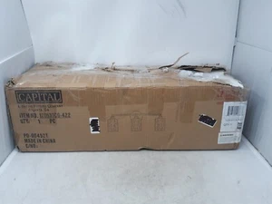 Capital Lighting 3-Light Vanity Fixture 120531CG-422 Bronze Ripple Glass - Picture 1 of 5