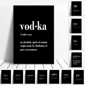 Modern Inspirational Quote Wall Art Canvas Posters Abstract Prints Home Decor - Picture 1 of 30
