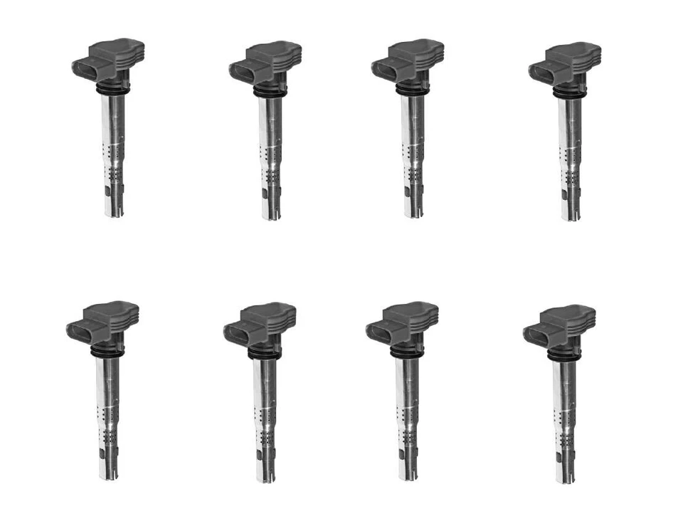 Juego de 8 bobinas de encendido - con conector de bujía BERU para Volkswagen Touareg Foto 1 de 1
