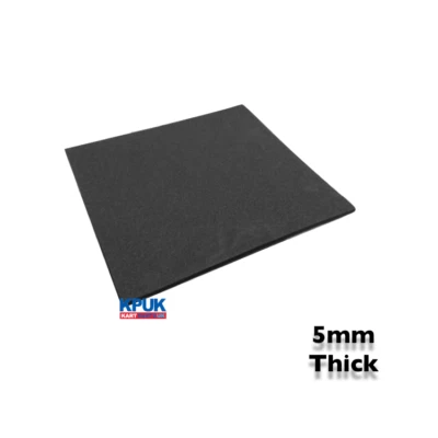 KPUK Kart Seat Padding Square 33cm x 33cm Adhesive Sticky 5mm Foam Kart Parts UK