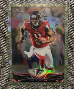 Tarjeta de fútbol americano Topps 2013 cromo camuflaje refractores Falcons #32 Julio Jones/499 - Imagen 1 de 2