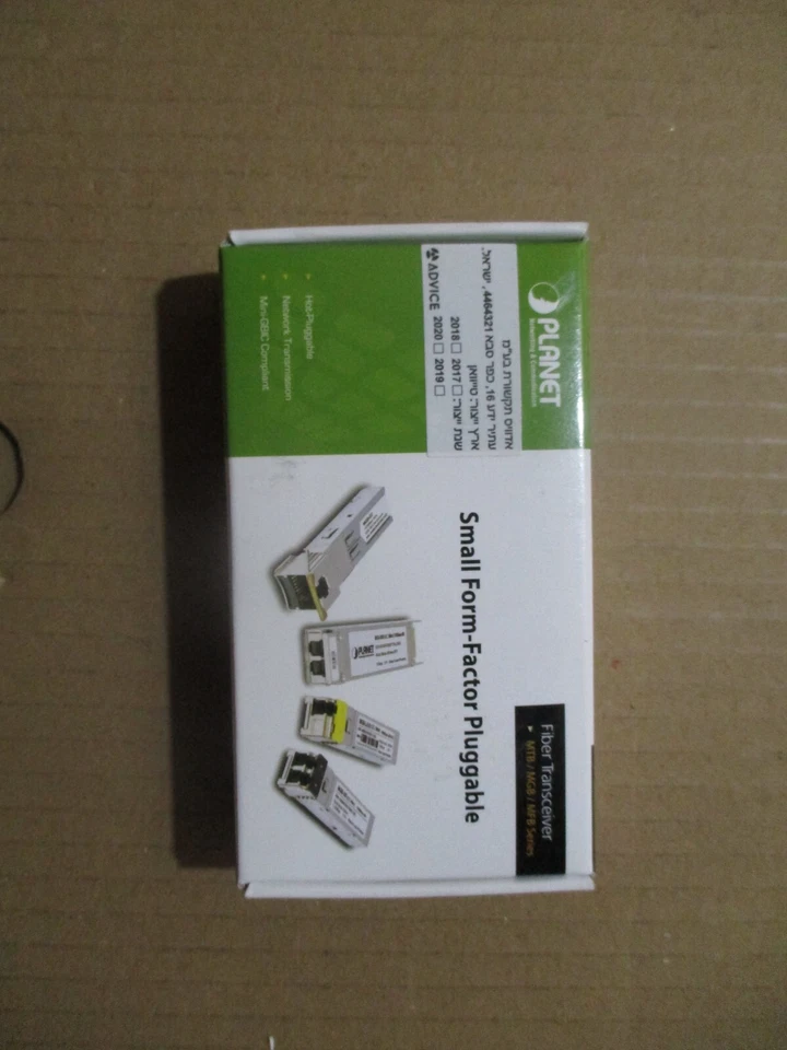 PLANET MGB-TLX 1000BASE-LX 1.25Gbps  1310nm 20km DDM SFP Transceiver - Image 1 of 4