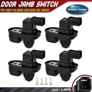 4x Interruptor de jamba de puerta delantera y trasera para Chevy Colorado 2004-2010 GMC Canyon Hummer - Imagen 1 de 10