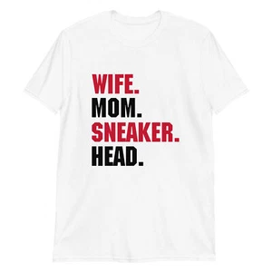 Wife Mom Sneakerhead Shirt to Match Air Jordan 1 Chicago Matching T-Shirt - Picture 1 of 8