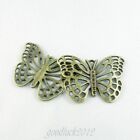 38765 Antiqued Bronze Tone Alloy Butterfly Charms Pendant Finding 10PCS