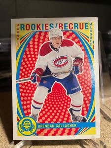 2013-14 O-Pee-Chee Retro #520 Brendan Gallagher RC Rookie Montreal