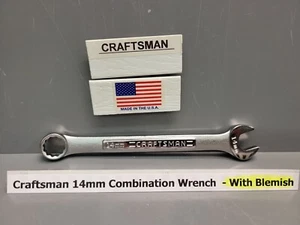 Craftsman 42918 VA 14mm Combination Metric Wrench NOS W/ Blemish USA MADE - Picture 1 of 12