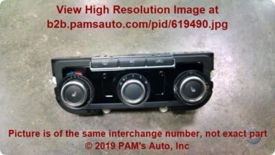 Interruptor selector de aire acondicionado usado se adapta a: Volkswagen Golf 2011 exc. Temperatura manual City Htbk Foto 1 de 4