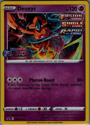Deoxys -  (Prerelease) Promo SWSH: Sword & Shield Promo Cards SWSH170 NM - Image 1 of 2