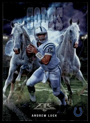 2015 Topps Fire #ITW-AL Andrew Luck Into the Wild Indianapolis Colts casi nuevo+ Foto 1 de 2