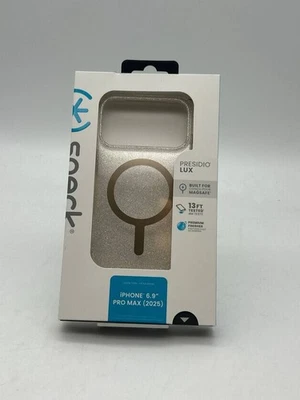 Speck - Presidio Lux for Apple iPhone 17 Pro Max - Glitter/Gold Metallic - image 1 of 2