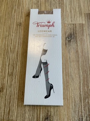 Original Triumph Legwear Kniestrümpfe Gr. S Farbe Gobi Neu  - Bild 1 von 3