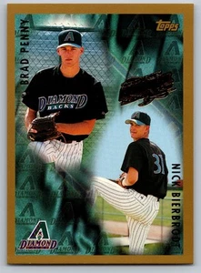 1998 Topps 499 Brad Penny Nick Bierbrodt SP Inaugural Devil Rays Diamondbacks - Picture 1 of 2