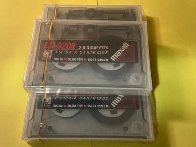 Magnus 2.0 DC9200 Data Cartridges Maxwell Lot of 3 Free Shipping Free Shipping - Image 1 of 2
