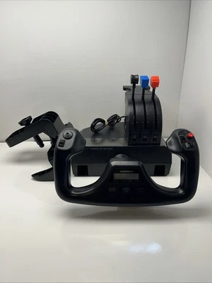 Logitech Flight Yoke System J-U0004 with Throttle Bundle-Tested Read Description - Image 1 of 4