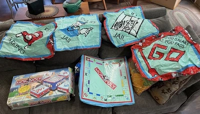 Inflatable Portable Monopoly Game Table Set Kids Kraze 2001 Just Inflatables - Image 1 of 4