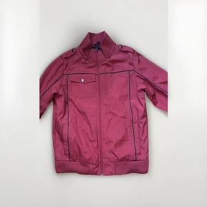 Baubax Men’s Red Water Resistant Bomber Jacket: Size - M. Excellent Condition. - Picture 1 of 10