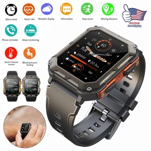 Smart Watch for Men Waterproof Smartwatch Bluetooth iPhone Samsung NEW 2022 - Picture 1 of 13