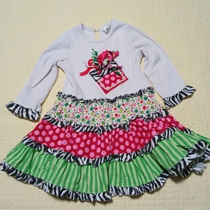 rare editions Mädchen Kleid Gr. 3 Weihnachten Langarm - Bild 1 von 4