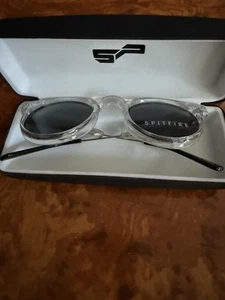 Spitfire Teddy Boy Urban Outfitters Clear/Gray Round Sunglasses 53-15-140 - Picture 1 of 5