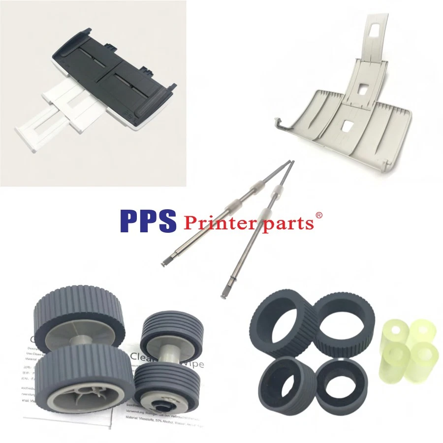 For Fujitsu fi-6130 fi-6230 fi-6140 Pickup Brake Feed roller input output tray - Image 1 of 1