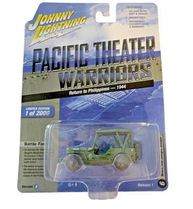 JOHNNY LIGHTNING Pacific Theater Warriors WWII MB Jeep Willys JLML007 - Picture 1 of 1