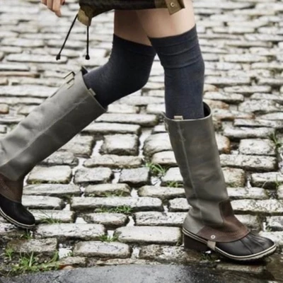 RARO Sorel Slimpack Botas de Montar Altas de Cuero Botas de Pato de Invierno, Esquisto (US 8) Foto 1 de 4