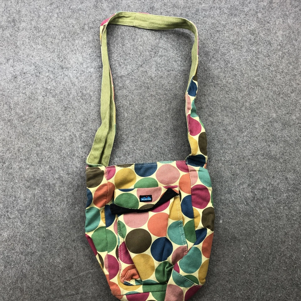 Bolso Bandolera Kavu Unisex Multicolor Lunares Lona Bolsillo Foto 1 de 4