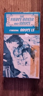 Fierce Boxer and Bruce VHS 1986 Bruce Lee Martial Arts Kung Fu Action - Image 1 of 4