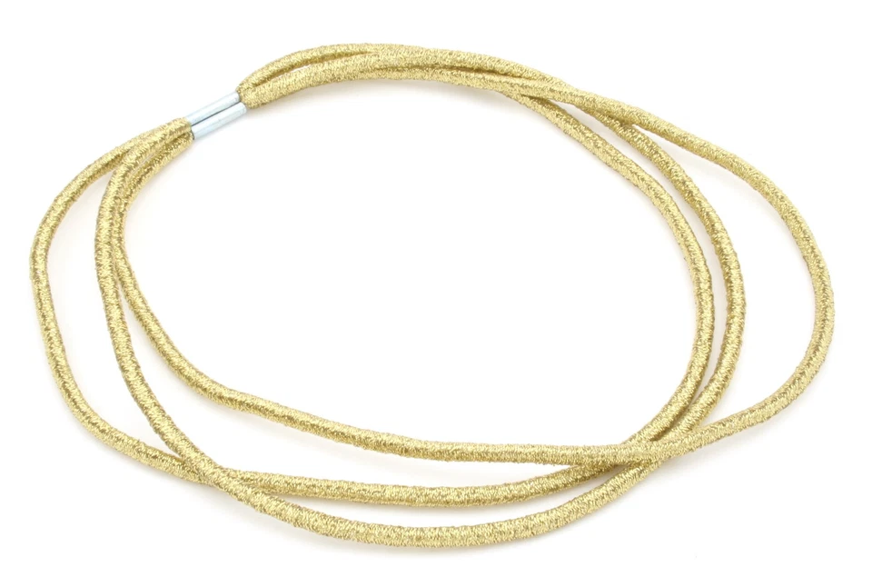 Zest Shiny Triple Strand Head Band Hair Accessory Gold