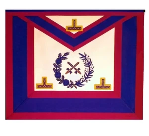 Mark - Delantal Grand Lodge Desvestirse Piel de Cordero - Excelente Calidad - Cualquier Rango - Imagen 1 de 1