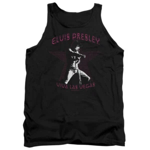 Elvis Presley Tanktop Star Viva Las Vegas Black Tank - Picture 1 of 1