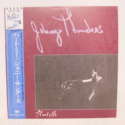 JOHNNY THUNDERS / HURT ME JPAAN ISSUE LP W/OBI, INSERT - Image 1 of 4