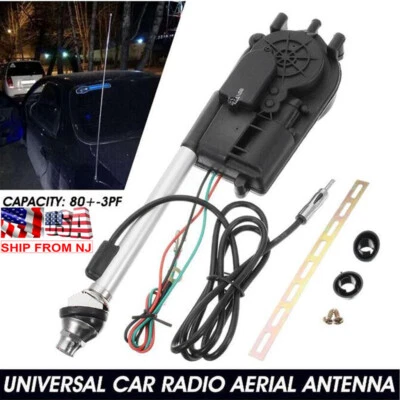 Montaje de antena de radio automática de repuesto de montaje de ala aérea eléctrica para automóvil de 12 V  Foto 1 de 4