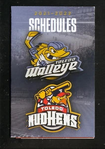 Toledo Mud Hens & Walleye 2021-22 Pocket Schedule ProMedica - Imagen 1 de 2