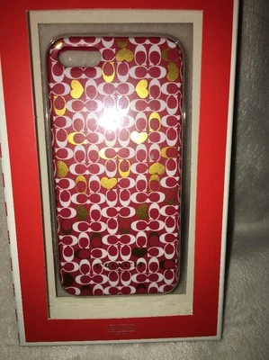 Funda rígida Coach Signature C ROSA ORO BLANCO iPhone 5 nueva Foto 1 de 4