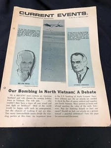 VTG "Current Events" American Education Publication, Feb. 1967, North Vietnam - Picture 1 of 9