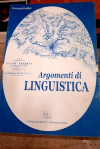 ARGOMENTI DI LINGUISTICA - GIOVANNI GOBBER - Imagen 1 de 3