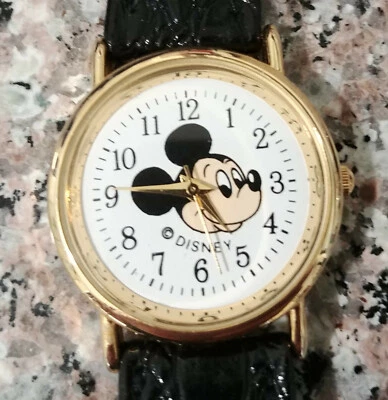 Disney Mans 32MM Mickey Mouse Head Mickey Mouse Character Watch Lot - Image 1 of 4
