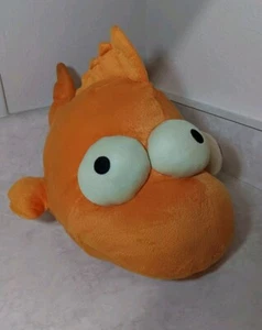 The Simpsons Blinky 3 Eyed Mutant Fish Plush Universal Studios Stuffed Goldfish - Picture 1 of 10