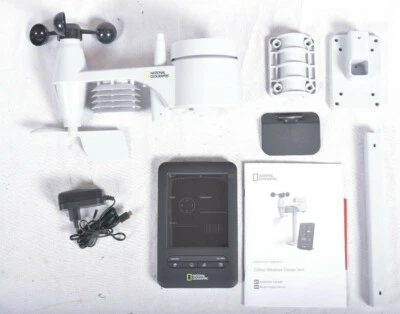 National Geographic Wetterstation Funk mit Außensensor 5in1 Thermometer 9080500 - Bild 1 von 4