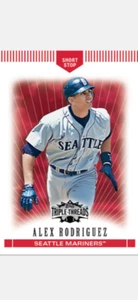 2020 TOPPS TBT 2007 TRIPLE THREADS DESIGN SET #2 CARD MARINERS ALEX RODRIGUEZ #7 - Picture 1 of 2