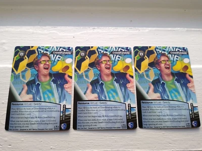 Android Netrunner - Crowdfunding Promo - Set of 3 - Nisei Backs - Image 1 of 2