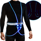 LED Safety Vest Reflective Waistband Running Cycling Scooter Sports Costume Rave