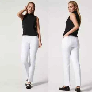 Spanx Hose klassisch weiß On-the-Go Kick Flare Stretch XL/Tall Slvr Futter Neu mit Etikett - Bild 1 von 9